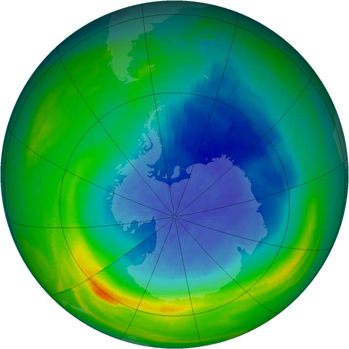 Ozone Map 1982-10-03